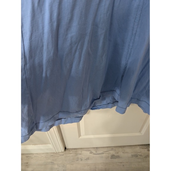 FP Beach Victoria Low Back Maxi Dress Blue Halter Neck medium vacation Boho - Picture 4 of 8